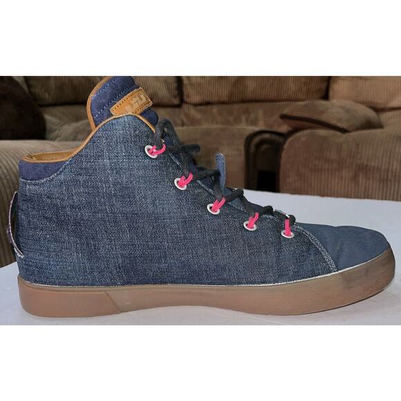 Nike Lebron James Sneakers Mens 11 Blue Fireberry Denim Lace Up‎ 716424-400 - Picture 3 of 9